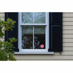SABRE Security Decals (5-Pack) - Red Stop Sign Warning Signs for Home and Commercial Use thumbnail 5
