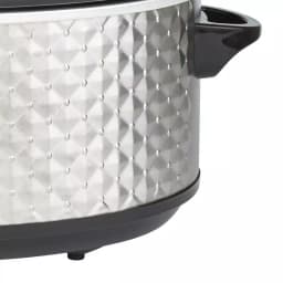 Brentwood Appliances 7 Qt. Stainless Steel Slow Cooker with Tempered Glass Lid thumbnail 7