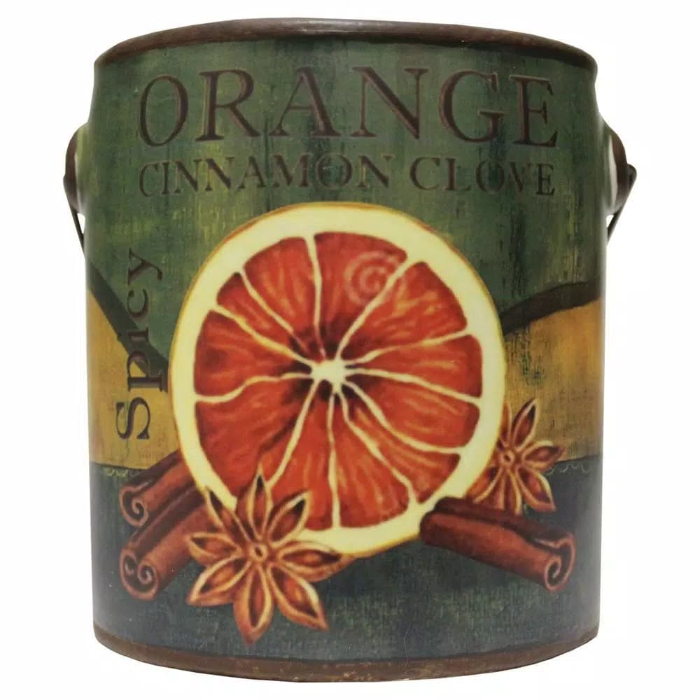 Unbranded A Cheerful Giver Farm Fresh Ceramic Jar Candle - Orange Cinnamon Clove