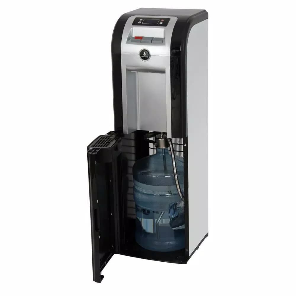 Vitapur ENERGY STAR Bottom Load Water Cooler Dispenser with Kettle Feature - Black/Platinum
