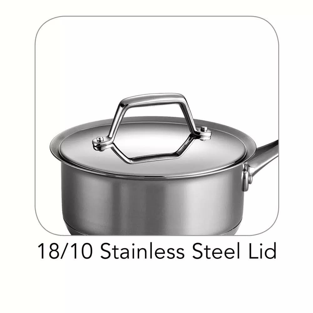 Tramontina Gourmet Prima 1.5 Qt. Stainless Steel Sauce Pan with Lid