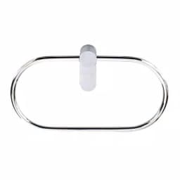 MODONA Oval Towel Ring, Polished Chrome Brass Hand Towel Holder thumbnail 2