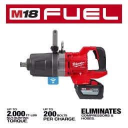 Milwaukee M18 FUEL 1 in. High Torque Impact Wrench Kit with Two 12.0 Ah Batteries and Charger thumbnail 3