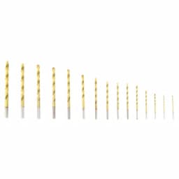 WEN 15-Piece Titanium-Coated Twist Drill Bit Set with Hex Shank thumbnail 2