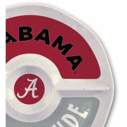 Magnolia Lane Alabama NCAA Officially Licensed 15 in. Melamine Chip and Dip Serving Tray thumbnail 2