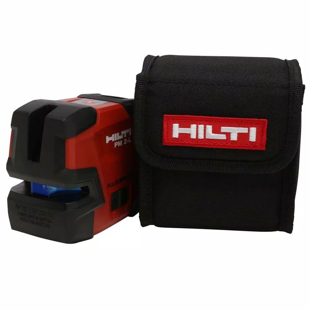 Hilti PM 2-L Line Laser Level, 100 ft. Range, Red Beam, Self-Leveling
