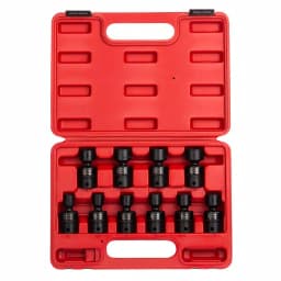 SUNEX TOOLS Sunex 3657 3/8 in. Drive Metric Universal Impact Socket Set, 10-Piece thumbnail 1