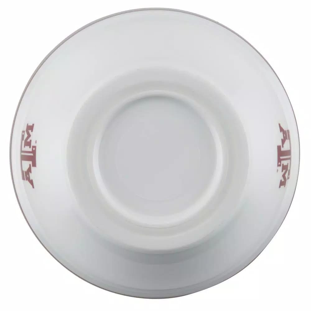 College Kitchen Collection Texas A&M Aggies 4-Piece Party Bowl Set, Maroon, 8 oz