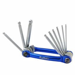 Best Value 9-Piece SAE Foldable Ball Point Hex Key Set, Anodized Aluminum thumbnail 5