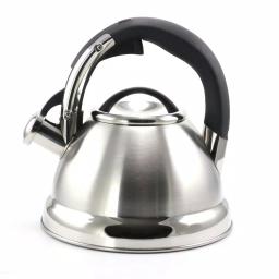 Mr. Coffee 2 Qt. Stainless Steel Whistling Tea Kettle with Cool-Touch Nylon Handle thumbnail 1