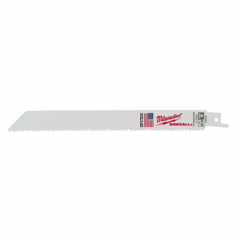 Milwaukee 15-Piece Reciprocating Saw Blade Set with AX Blades for Wood and Metal