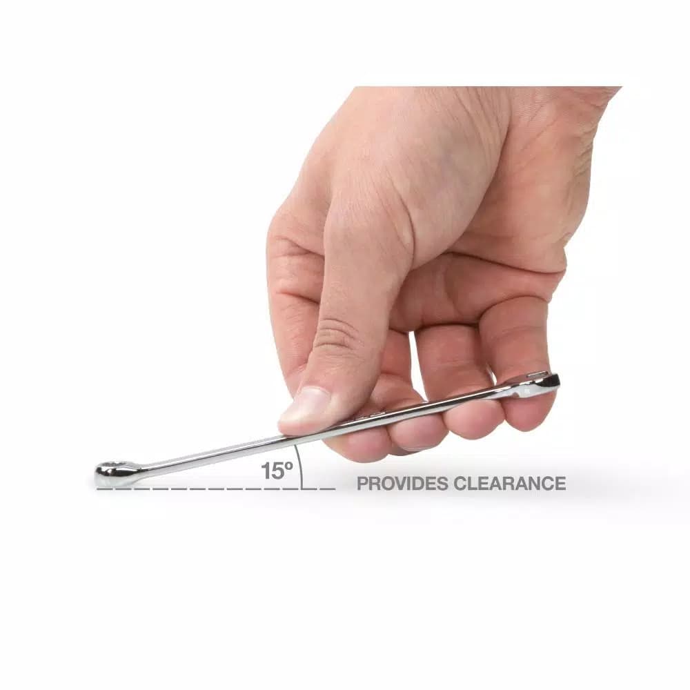 TEKTON 9/32 in. Combination Wrench, 12-Point Box End, Chrome Vanadium Steel
