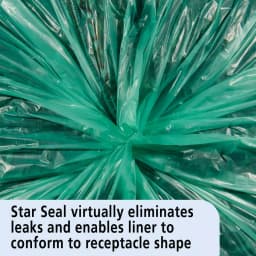 Stout 33 Gallon Totally Degradable Trash Bags, 40 Count Box, Green thumbnail 6