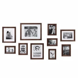 Kate and Laurel Bordeaux Brown Gallery Wall Picture Frame Set, 10-Piece Collection thumbnail 1