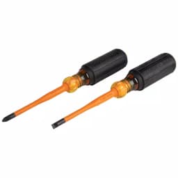 Klein Tools 2-Piece Slim-Tip Insulated Screwdriver Set, 1000V Rated thumbnail 1