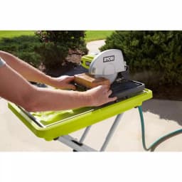 RYOBI 9 Amp Corded 7 in. Overhead Wet Tile Saw with 1-3/4 HP Motor thumbnail 7