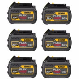 DEWALT FLEXVOLT 6.0 Ah 20V/60V MAX Lithium-Ion Battery Pack (6-Pack) thumbnail 1