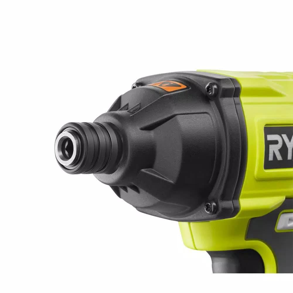 RYOBI 18V ONE+ Cordless 1/4 in. Impact Driver Kit with (2) 1.5 Ah Batteries, Charger, and Bag