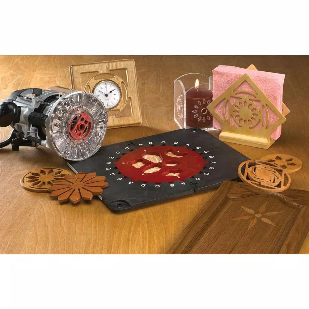 Milescraft Design/InlayKit Router Template Kit with Bits and Bushings