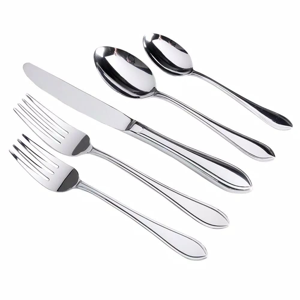 Gibson Home Herington 20-Piece Stainless Steel Flatware Set, Service for 4