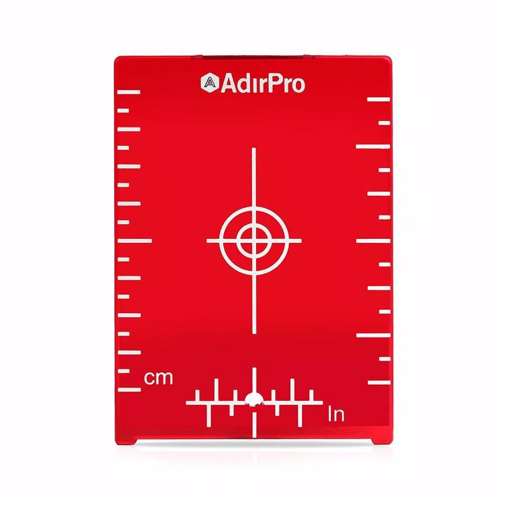 AdirPro Adir Pro 4 in. x 3 in. Red Laser Magnetic Target Plate with Stand