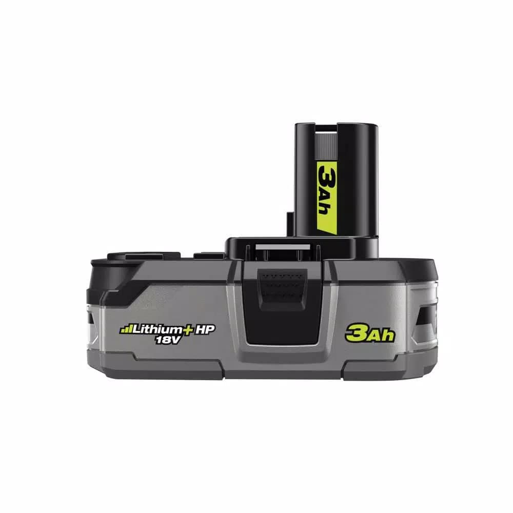 Ryobi 18V ONE+ Battery Combo Kit: 2.0 Ah Compact & 3.0 Ah LITHIUM+ HP High Capacity Lithium-Ion Batteries