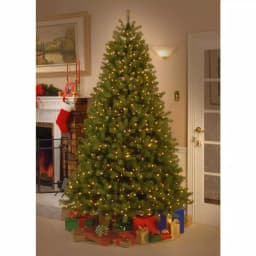 National Tree Company 7 ft. Downswept Douglas Fir Artificial Christmas Tree with 700 Clear Lights thumbnail 5