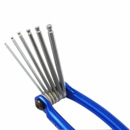 Best Value 9-Piece SAE Foldable Ball Point Hex Key Set, Anodized Aluminum thumbnail 4