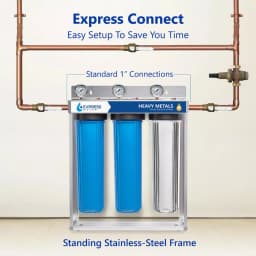 Express Water 3-Stage Whole House Water Filtration System - Heavy Metal & Contaminant Removal thumbnail 4