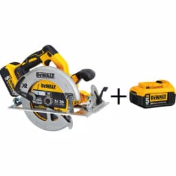 DEWALT 20V MAX XR Cordless Brushless 7-1/4 in. Circular Saw Kit with (2) 5.0 Ah Batteries and Charger thumbnail 1