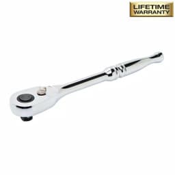 Husky 3-Piece Full Polish Ratchet Set, 1/4 in., 3/8 in., and 1/2 in. Drives thumbnail 2