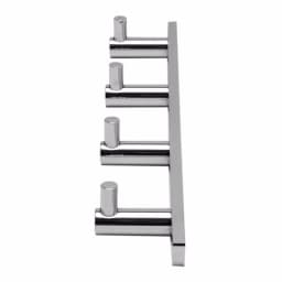 ALFI BRAND AB9528 Quadruple Robe Hook, Polished Chrome, Solid Brass thumbnail 2