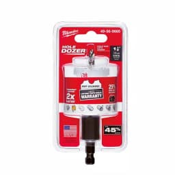 Milwaukee 1-1/2 in. Hole Dozer Bi-Metal Hole Saw with 3/8 in. Arbor and Pilot Bit thumbnail 3