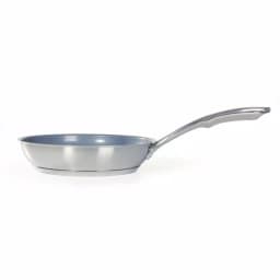 Chantal Induction 21 Steel 10 in. Stainless Steel Ceramic Nonstick Frying Pan, Brushed Stainless Steel thumbnail 6