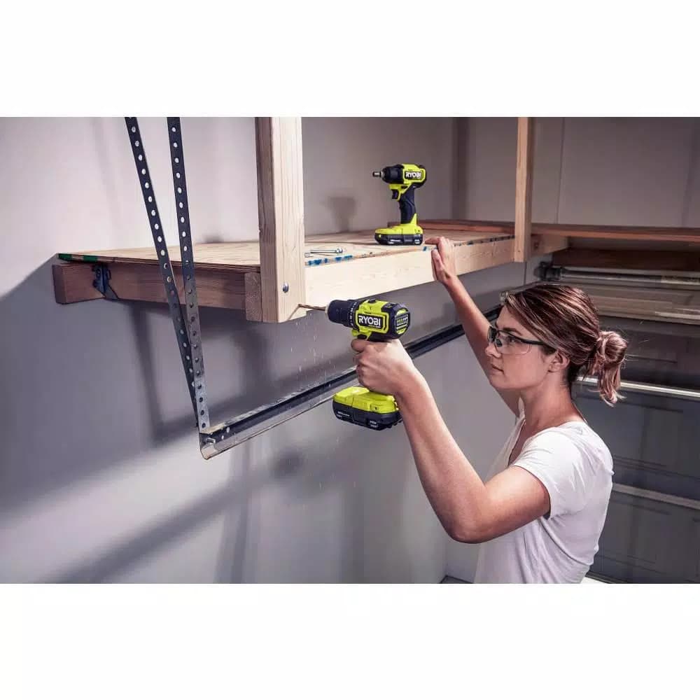 RYOBI ONE+ HP 18V Compact Brushless 2-Tool Combo Kit with 1/2 in. Drill/Driver and 1/4 in. Impact Driver