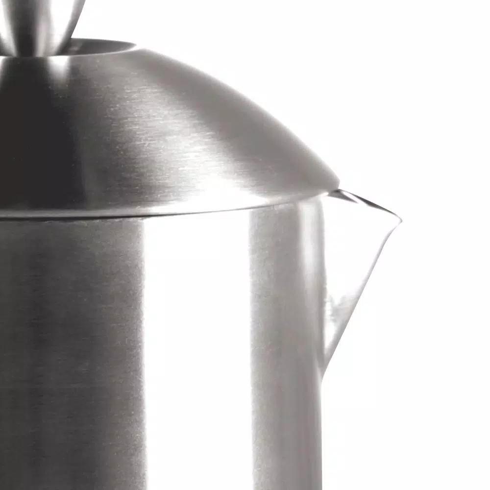 Frieling 2-Cup Stainless Steel French Press, 17 oz Double-Walled Insulated Coffee Maker