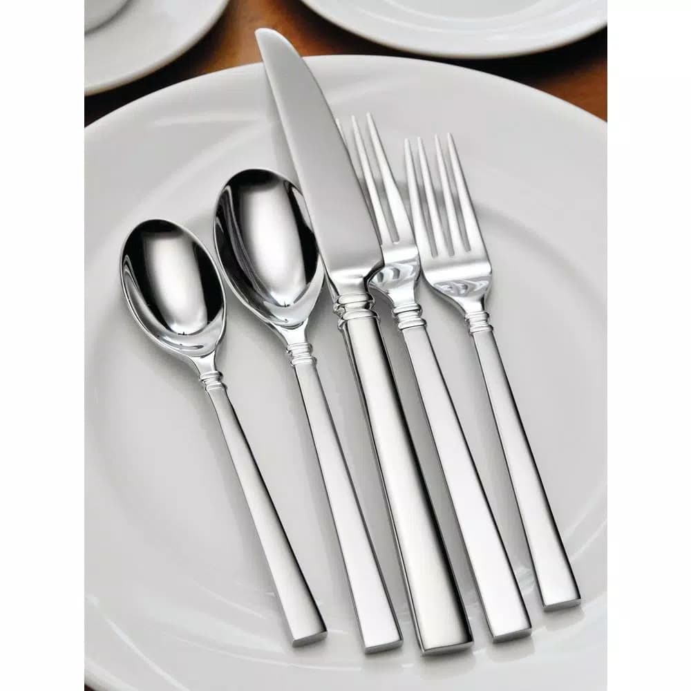 Oneida Shaker 18/0 Stainless Steel Dinner Forks, Set of 12