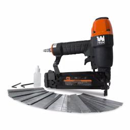 WEN 18-Gauge Pneumatic Brad Nailer Kit, 3/8 in. to 2 in., Includes 2000 Nails thumbnail 1