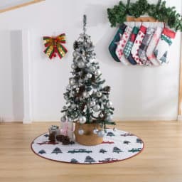 Country Living 48 in. Vintage Truck Quilted Tree Skirt, Reversible Microfiber thumbnail 4