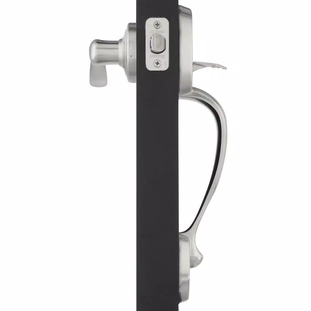 Kwikset Signature Series Chelsea Satin Nickel Left-Handed Tustin Door Lever
