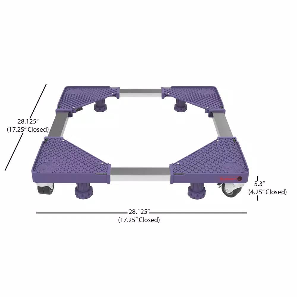 Stalwart 1100 lbs. Capacity Multi-Purpose Dolly with Adjustable Base