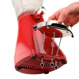 Nostalgia MSB64 64 oz. Margarita and Slush Maker Blender, Red thumbnail 4