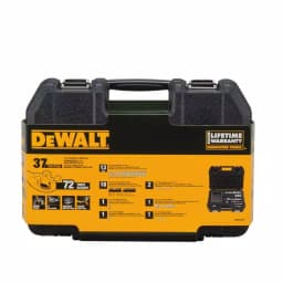 DEWALT 37-Piece 1/4 in. Drive Metric Socket Set with Ratchet and Bit Driver thumbnail 1