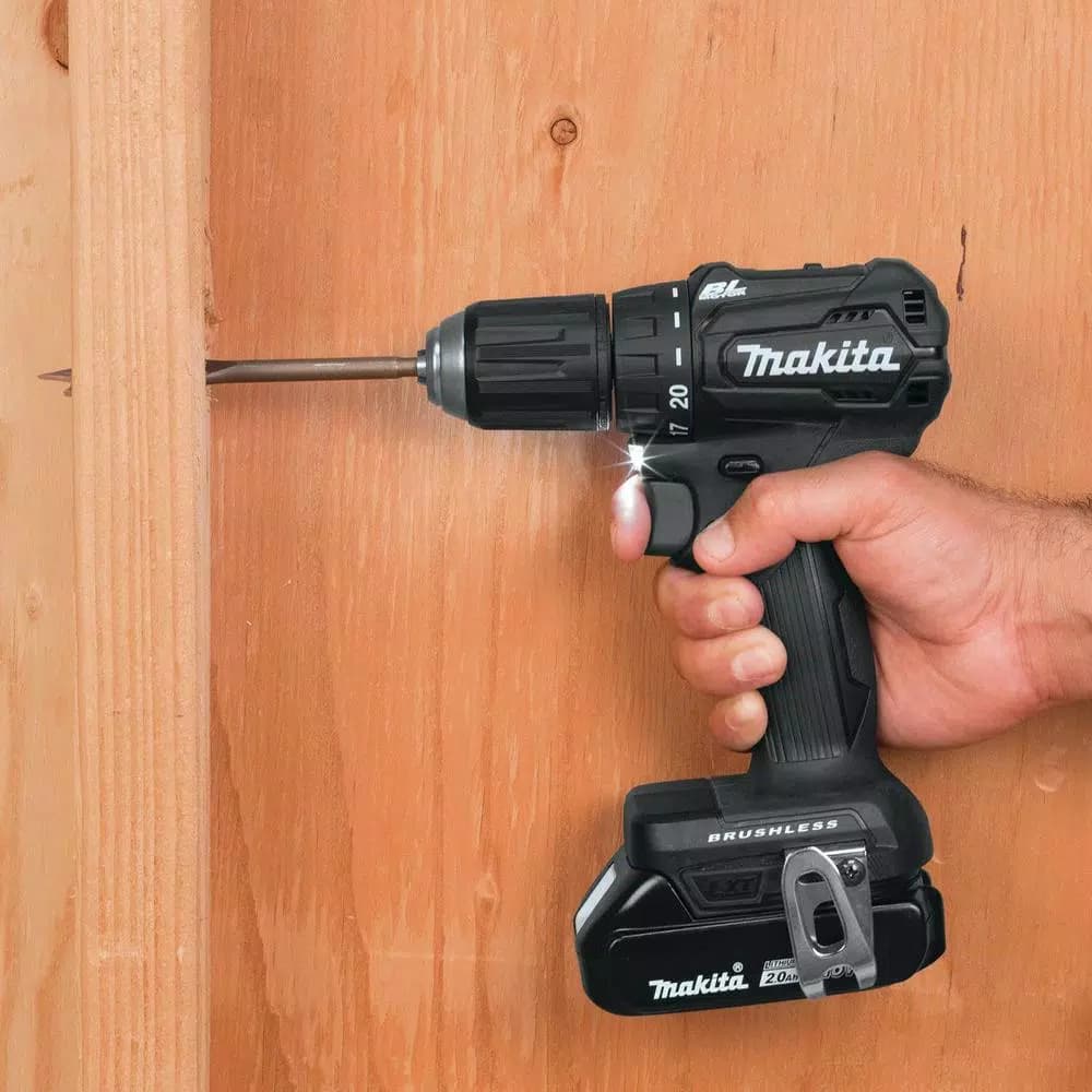 Makita 18V LXT Sub-Compact Brushless Cordless 2-Piece Combo Kit (Driver-Drill & Impact Driver) with 2.0Ah Battery