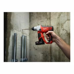 Milwaukee M12 12V Lithium-Ion Cordless 1/2 in. SDS-Plus Rotary Hammer Kit with (2) 3.0Ah Batteries, Charger & Case thumbnail 5