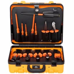 Klein Tools 13-Piece Insulated Hand Tool Utility Kit with Carrying Case thumbnail 2