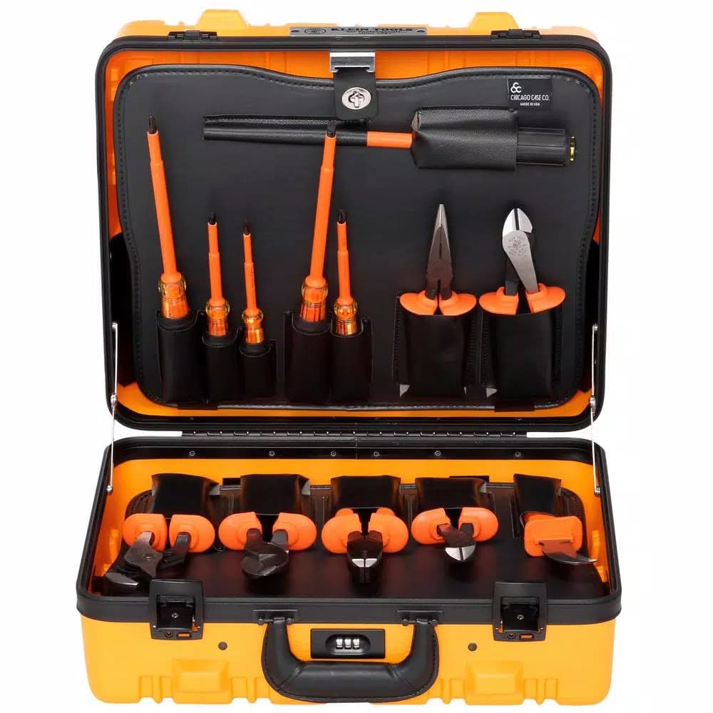 Klein Tools 13-Piece Insulated Hand Tool Utility Kit with Carrying Case