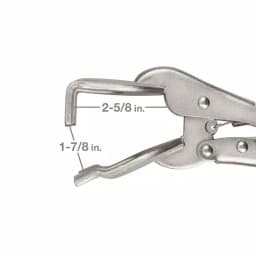 TEKTON 9 in. Welding Clamp Locking Pliers with Chrome Plated Finish thumbnail 4