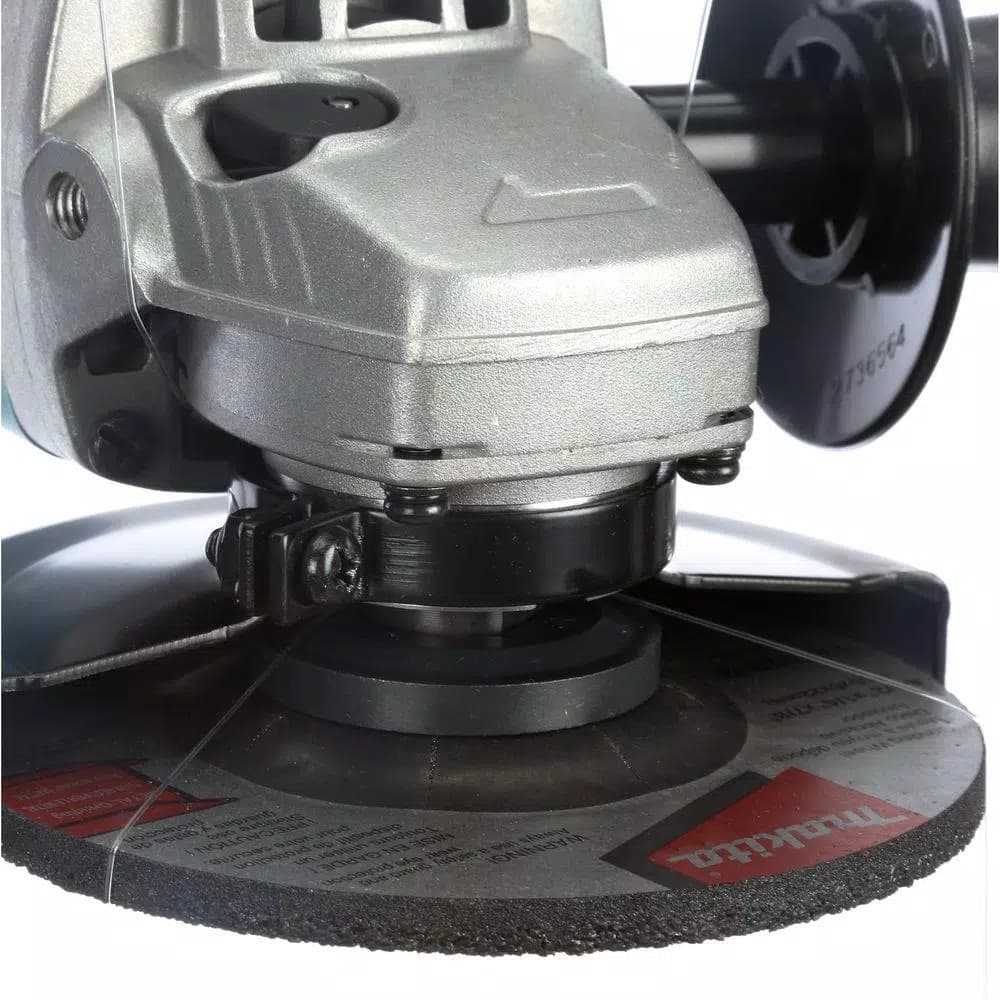 Makita 4-1/2 in. Corded Angle Grinder, 7.5 Amp, 11,000 RPM with Grinding Wheel