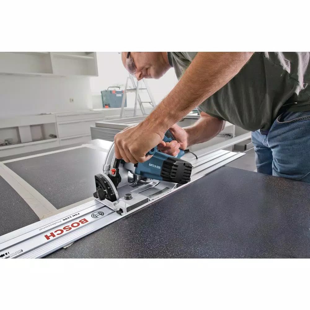 Bosch GKT13-225 6-1/2 in. 13 Amp Corded Plunge Track Saw with L-BOXX Case